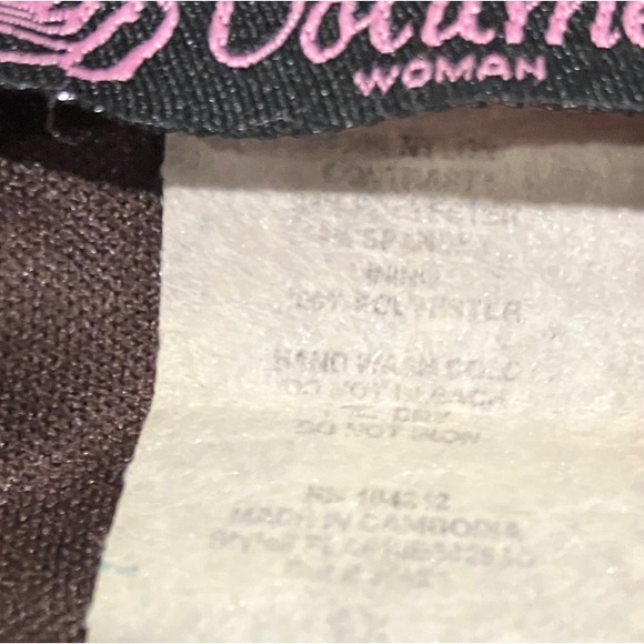 Brown Patterned Mini Dress - Picture 4 of 8